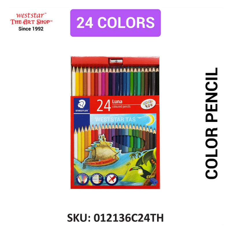 Staedtler Luna Color Pencil, Luna Coloured Pencils (12,24,36,48colors)