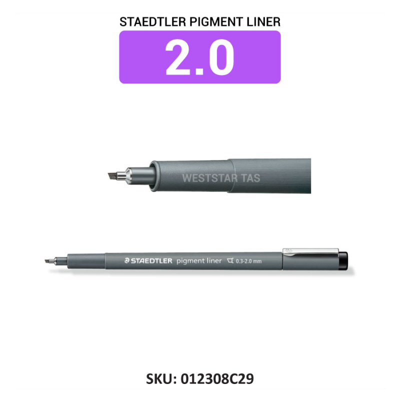 Staedtler Pigment Liner Black Ink, Waterproof Drawing Pen Black Ink