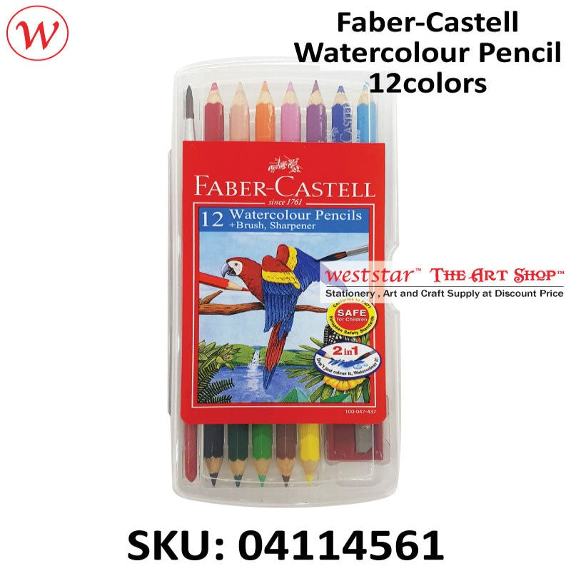 Faber-Castell Watercolour Pencil | In plastic Case