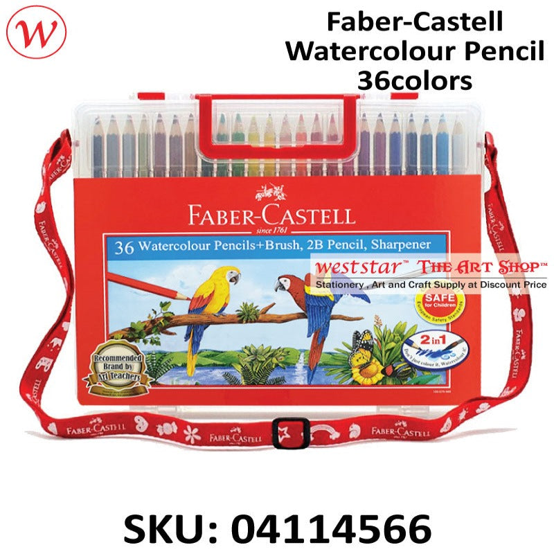 Faber-Castell Watercolour Pencil | In plastic Case