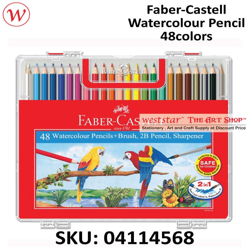 Faber-Castell Watercolour Pencil | In plastic Case