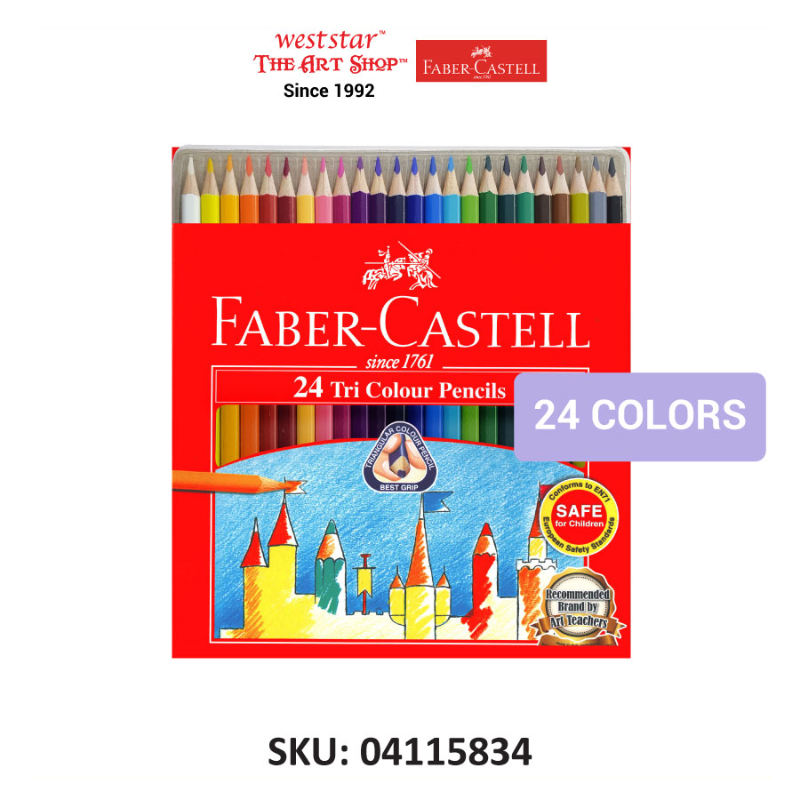 Faber-Castell Tri Color Pencils | 12, 24, 36 Colors