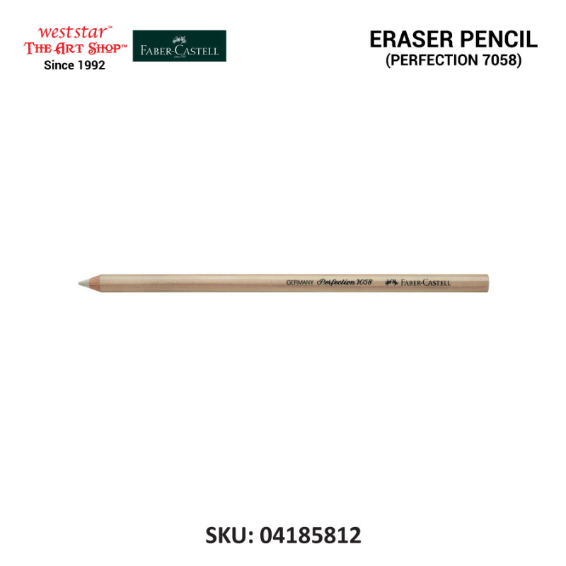 Faber-Castell Eraser Pencil, Faber Perfection 7058 Eraser Pencil