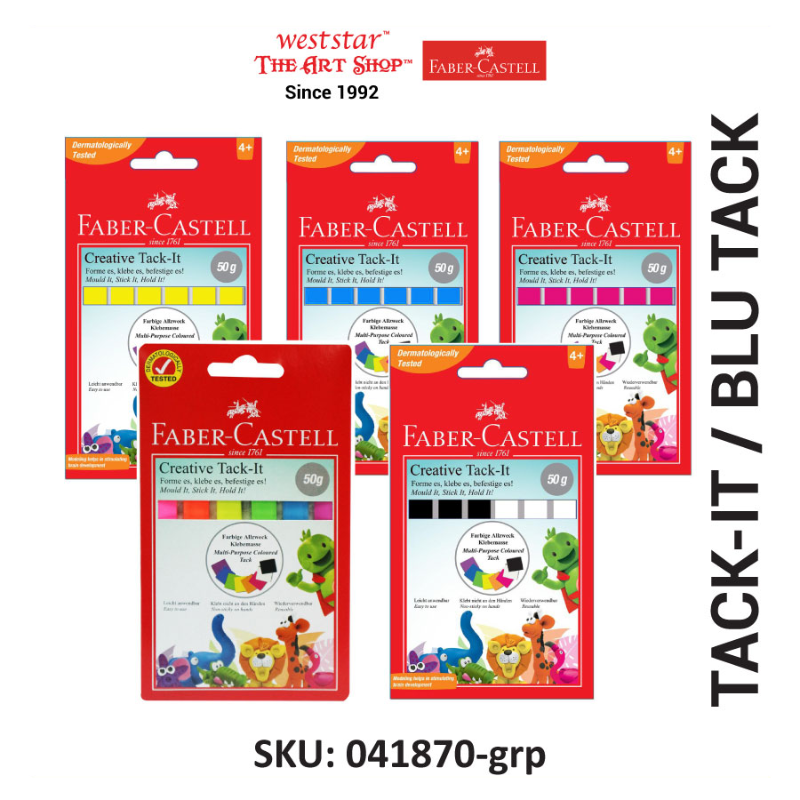 Faber-Castell Adhesive Creative Tack-It / Blu Tack (50g)