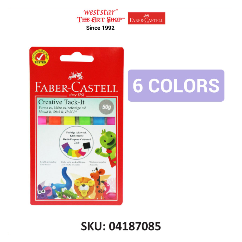 Faber-Castell Adhesive Creative Tack-It / Blu Tack (50g)