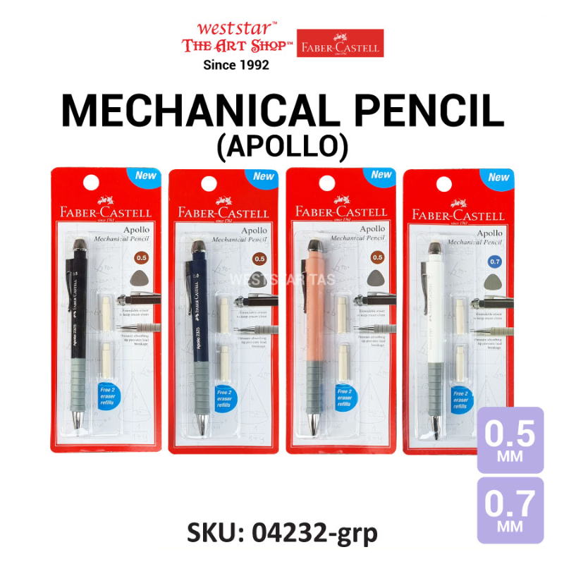 Faber-Castell Apollo Mechanical Pencil (0.5mm/0.7mm)