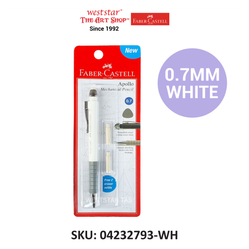 Faber-Castell Apollo Mechanical Pencil (0.5mm/0.7mm) / Colour Send Randomly