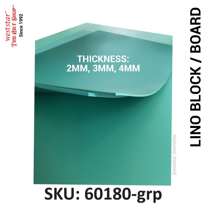A4, A3, A2, A5 Lino Board For Print Making Carving Board Lino Sheet Linoleum Lino Block Carving Blocks