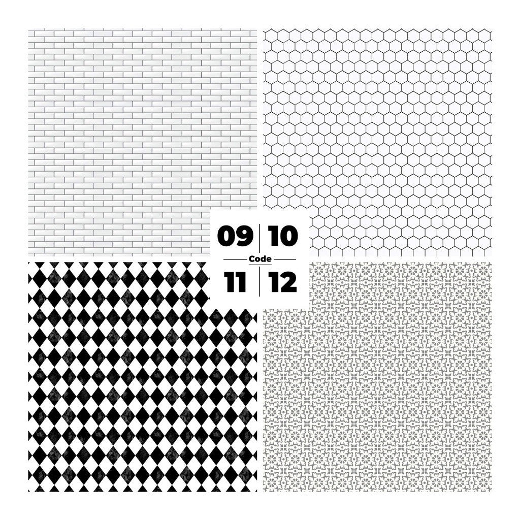 A4 Miniature Diorama Flooring Floor / Wallpaper pattern ( 1:24 / 1:18 ) - Single pc