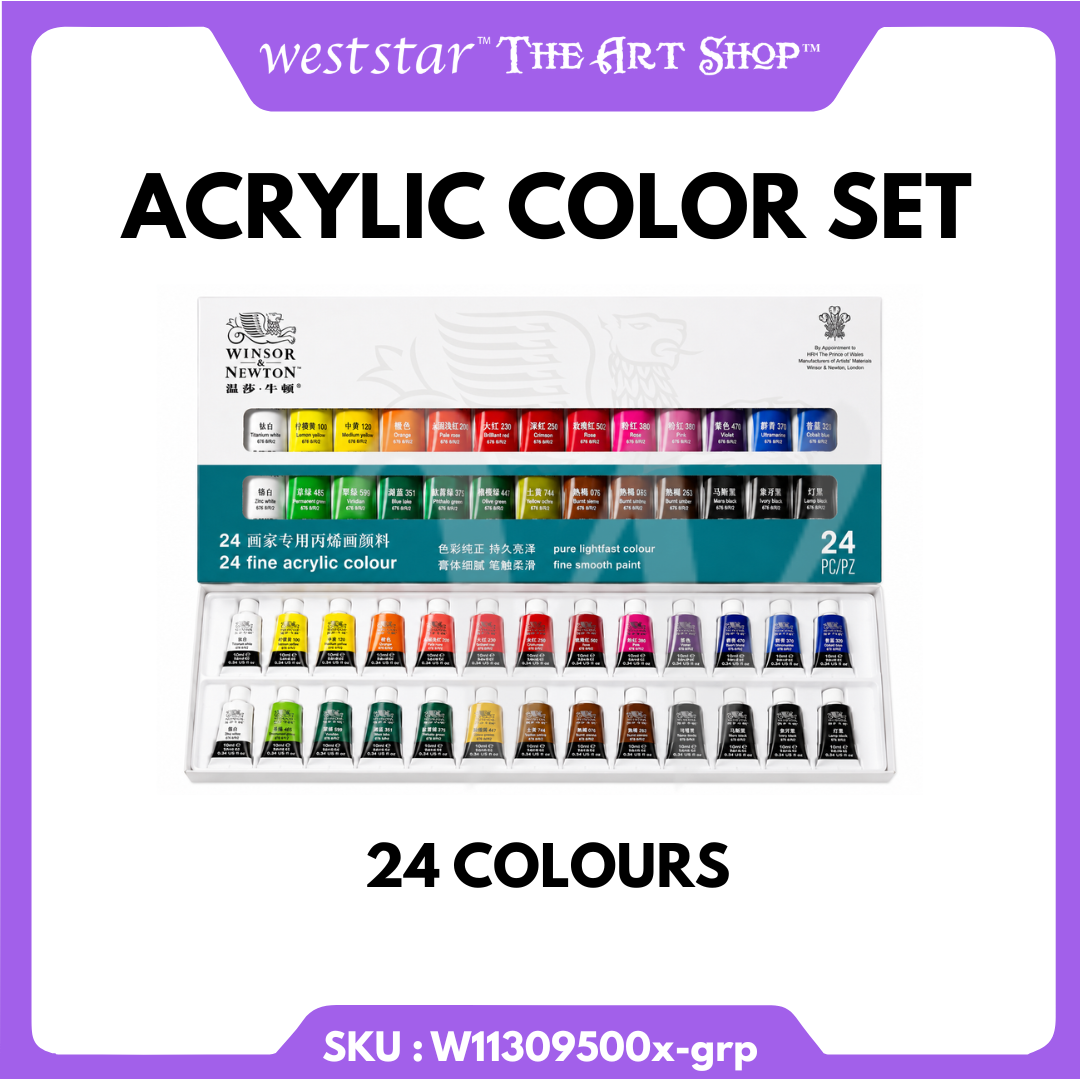 Winsor & Newton Acrylic Paint Set / Acrylic Colour 10ml *SUPER DEALS*
