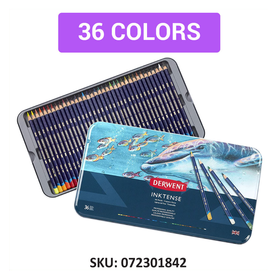Derwent Inktense Color Pencil / Permanent Color Pencil