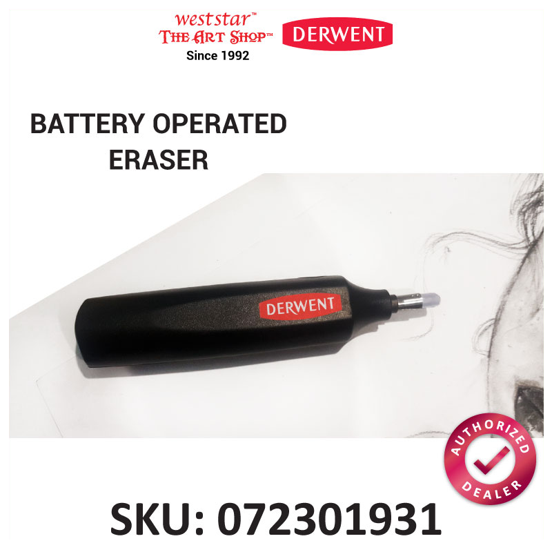 Electric eraser Derwent, on battery Electric eraser for artists
