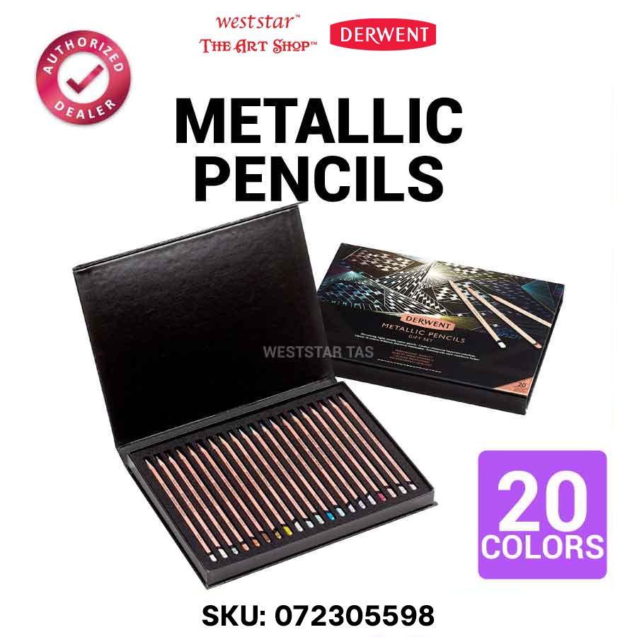 Derwent Metallic Color Pencils, 20TH Anniversary Set (20colors)