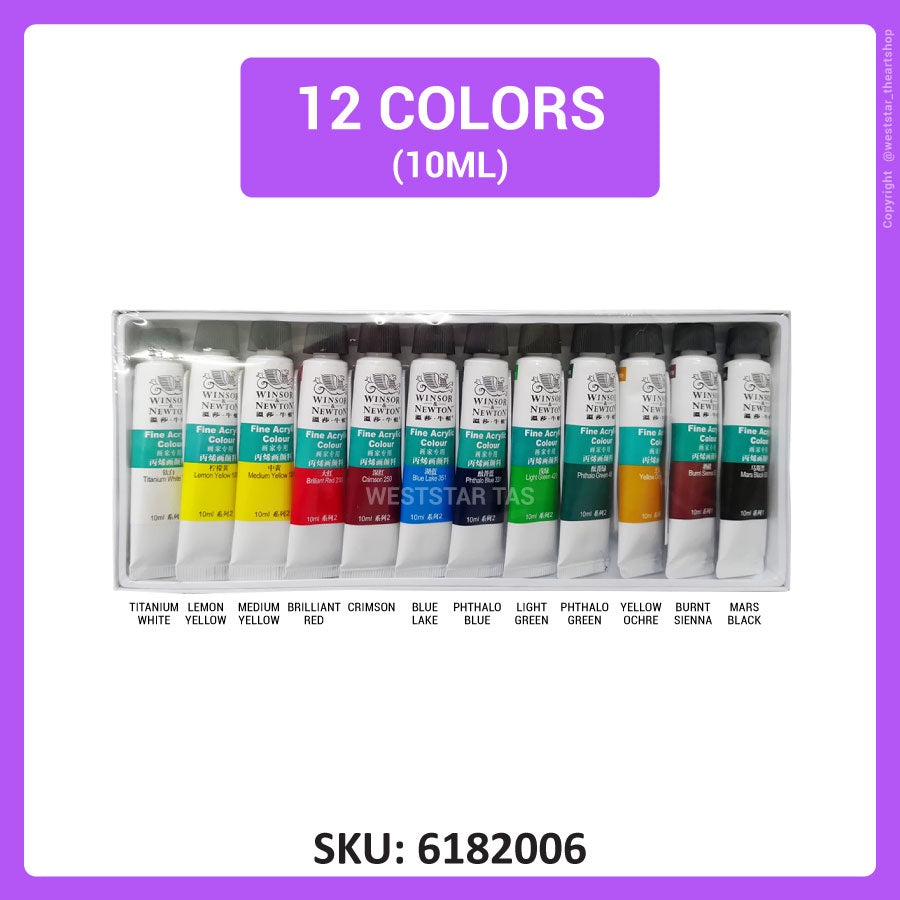 Winsor & Newton Acrylic Paint Set / Acrylic Colour 10ml *SUPER DEALS*
