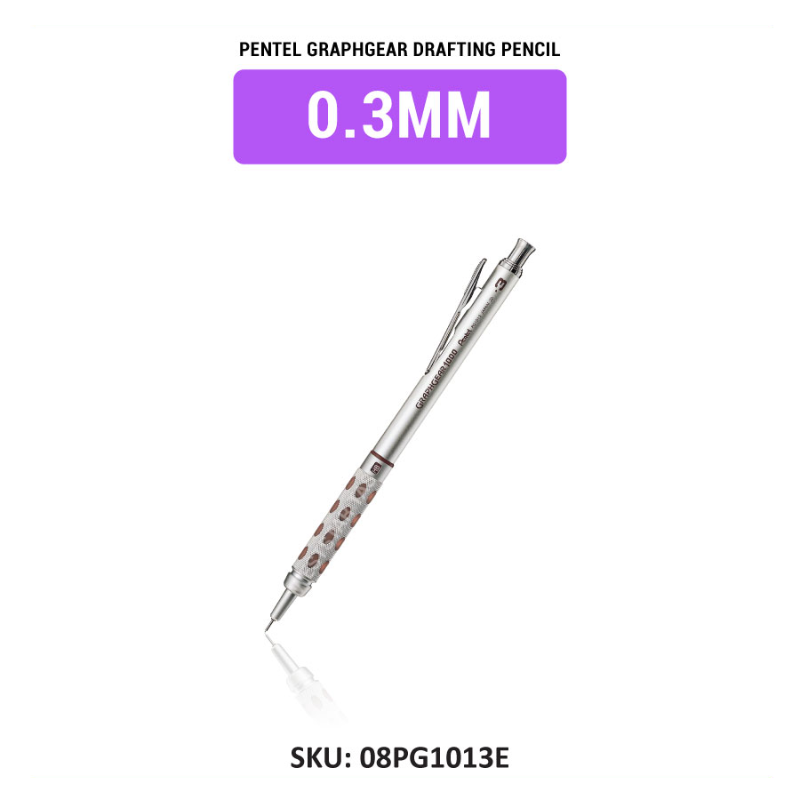 Pentel Graphgear 1000 Mechanical Pencil, Pentel Drafting Pencil  (0.3, 0.5, 0.7, 0.9mm)