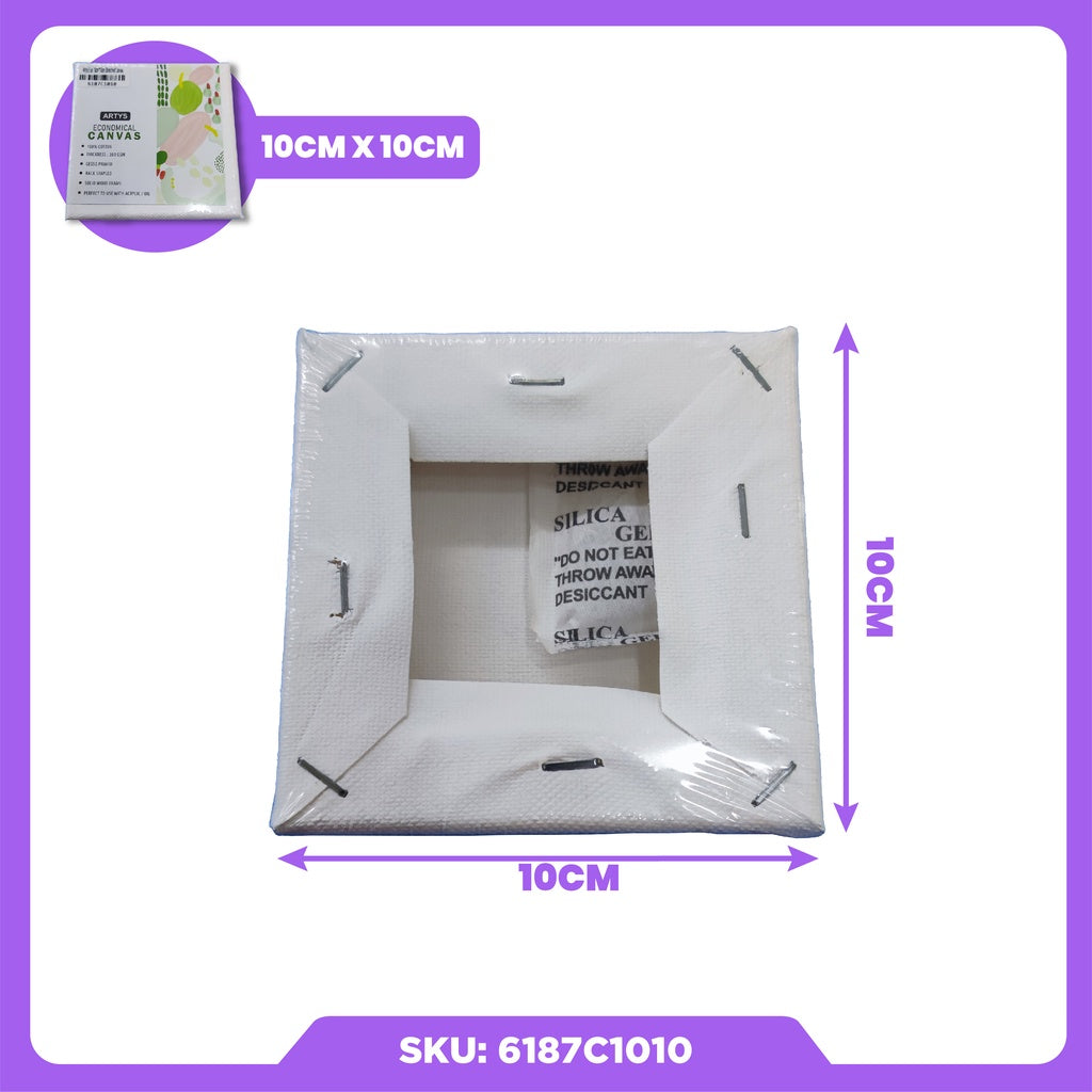 ARTYS ECO Stretched Canvas Painting Canvas Board (SQUARE)