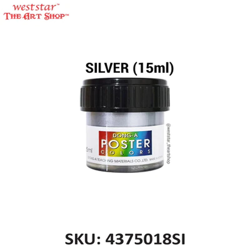 Dong-A Poster Color (15ml) | Gold / Silver