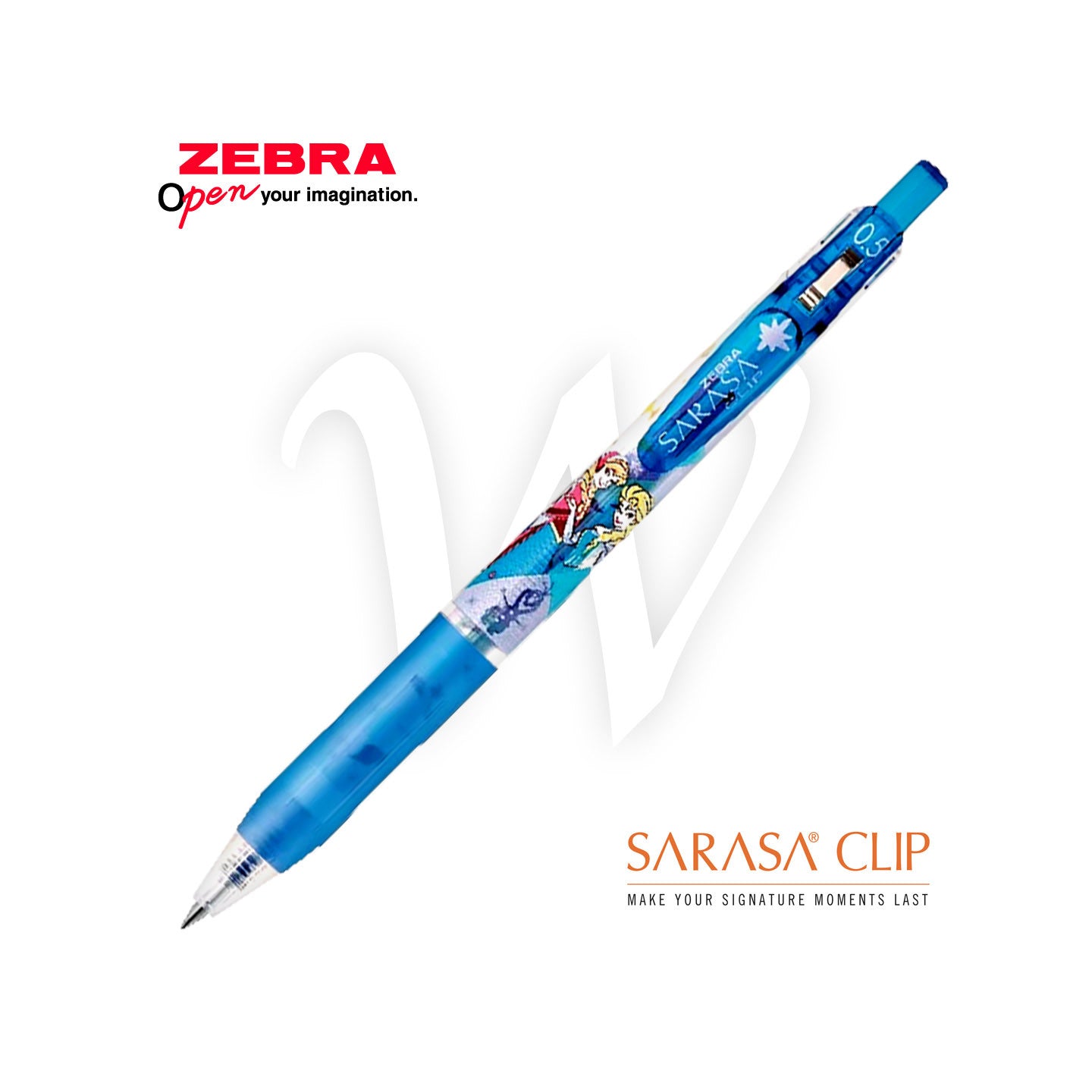 Zebra Sarasa Clip x Disney Refill 0.5mm (Limited Edition)