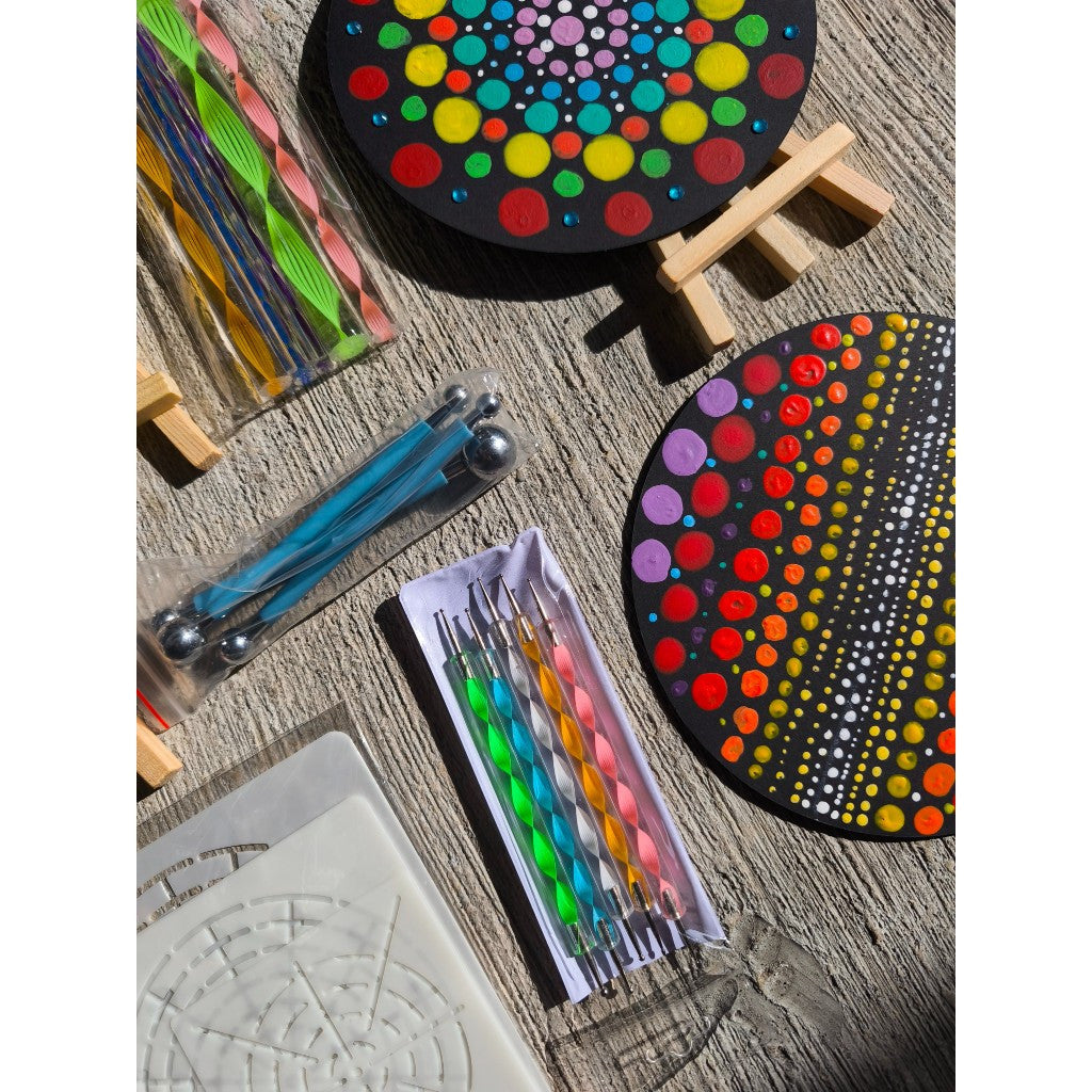 ARTYS Mandala Dotting Tools Mandala Art Kit Beginner Set DIY Mandala Painting MTL-12 (40pcs Complete Set)