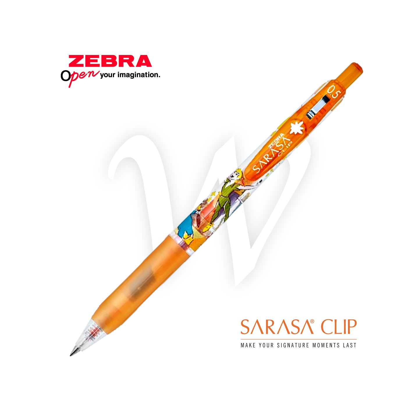 Zebra Sarasa Clip x Disney Refill 0.5mm (Limited Edition)