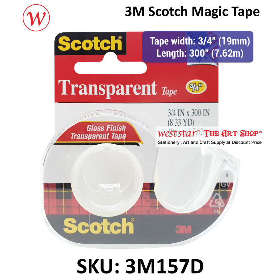 3M Scotch Transparent Tape | 19mm * 7.62m