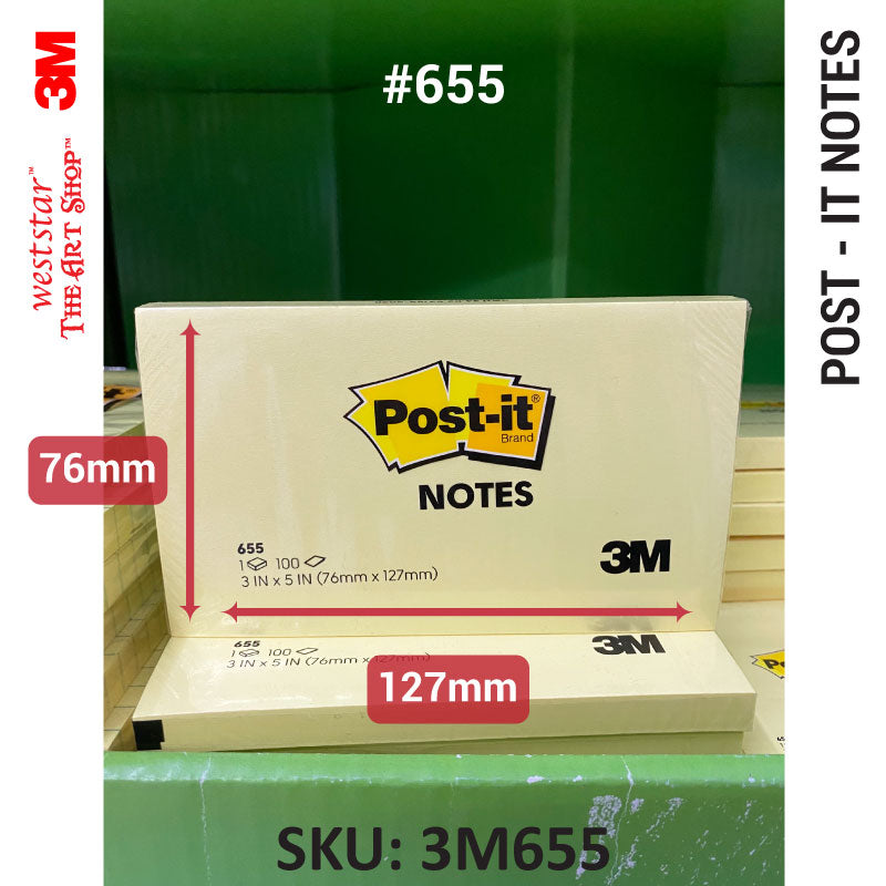 3M Post It Notes Yellow