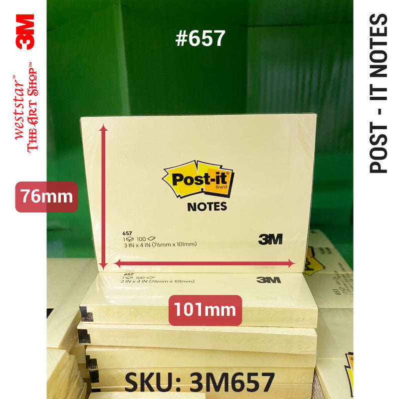 3M Post It Notes Yellow