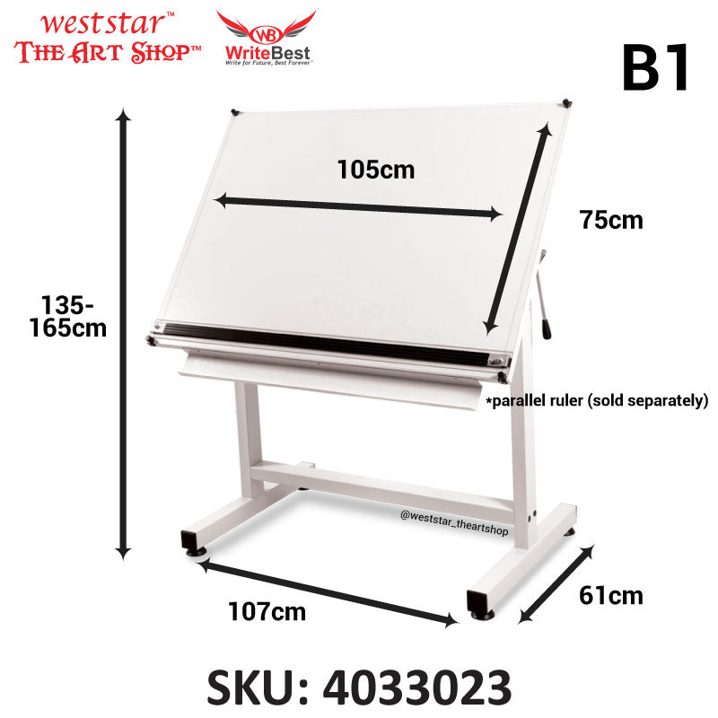 Writebest Drafting Table (Stand and Board)