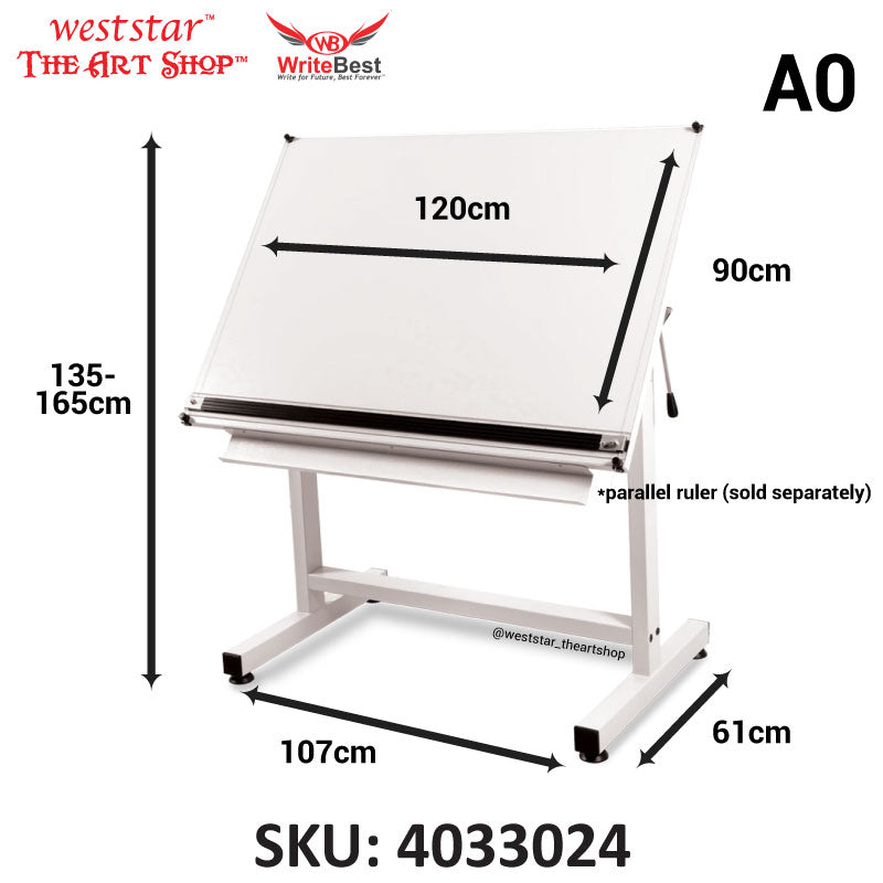 Writebest Drafting Table (Stand and Board)