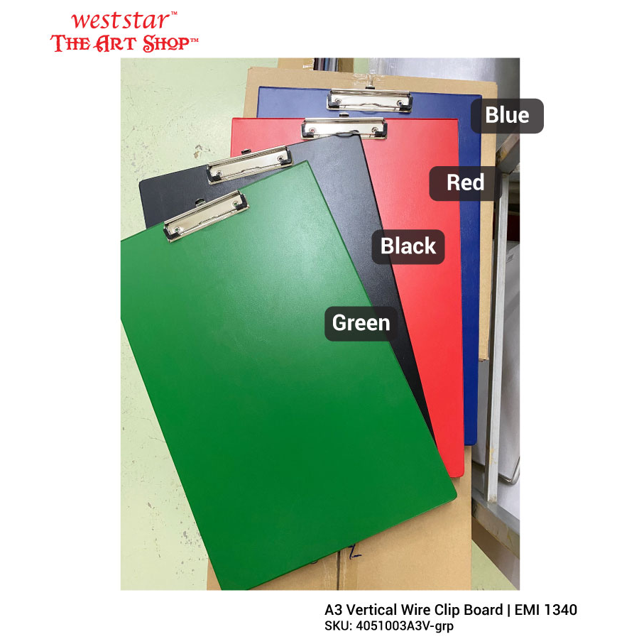 A3 Wire Clip Board (EMI 1340) | Vertical