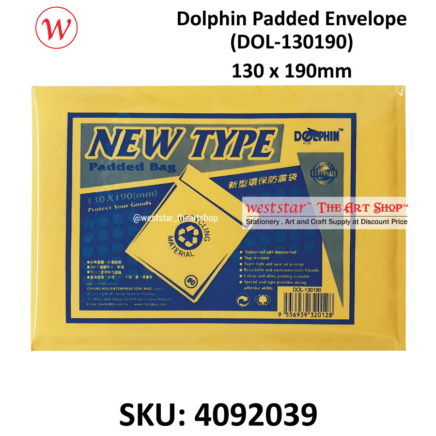 Dolphin Padded Envelope | Bubble Envelope
