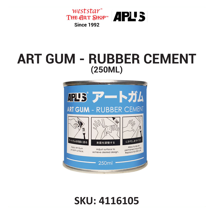 Aplus Art Gum Rubber Cement (250ml)