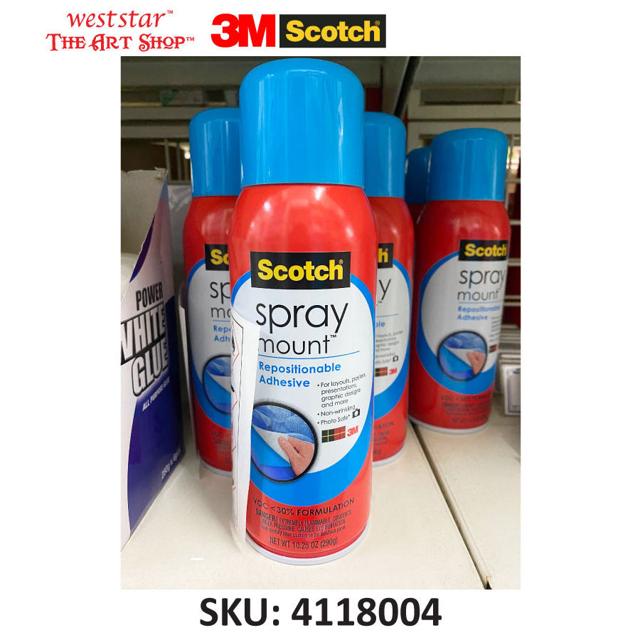 3M Scotch Spray Mount (6065) - Repositionable Adhesive