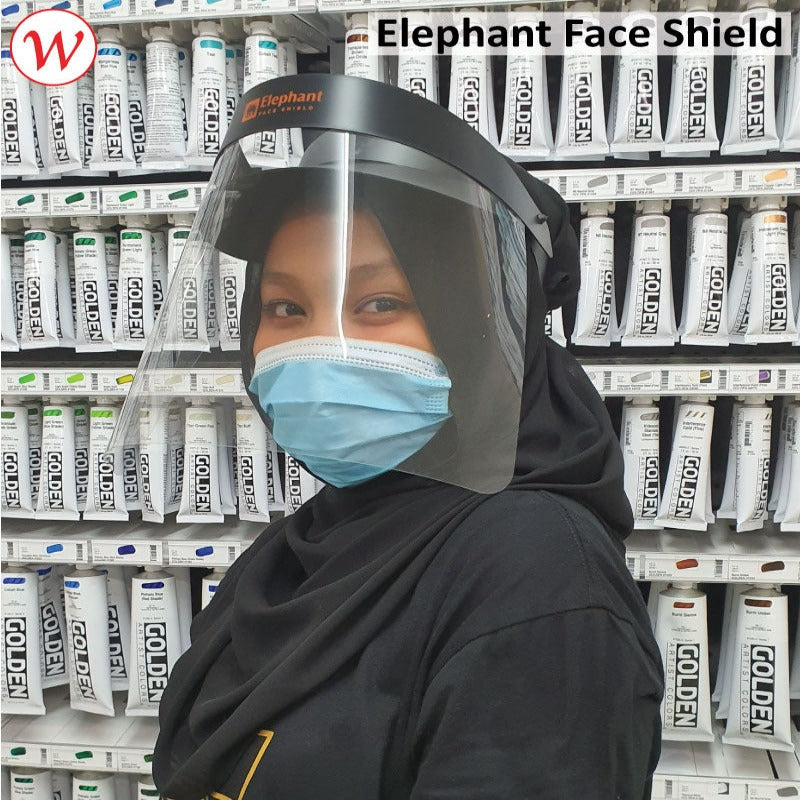 ELP Face Shield Mask (Black) 10pcs/50pcs pkt