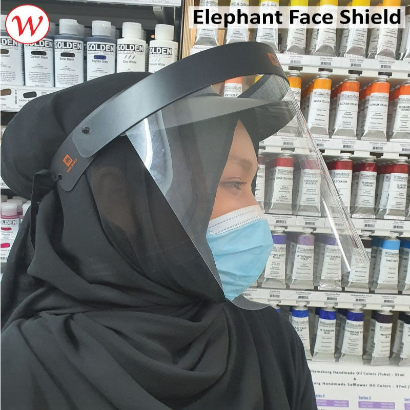 ELP Face Shield Mask (Black) 10pcs/50pcs pkt