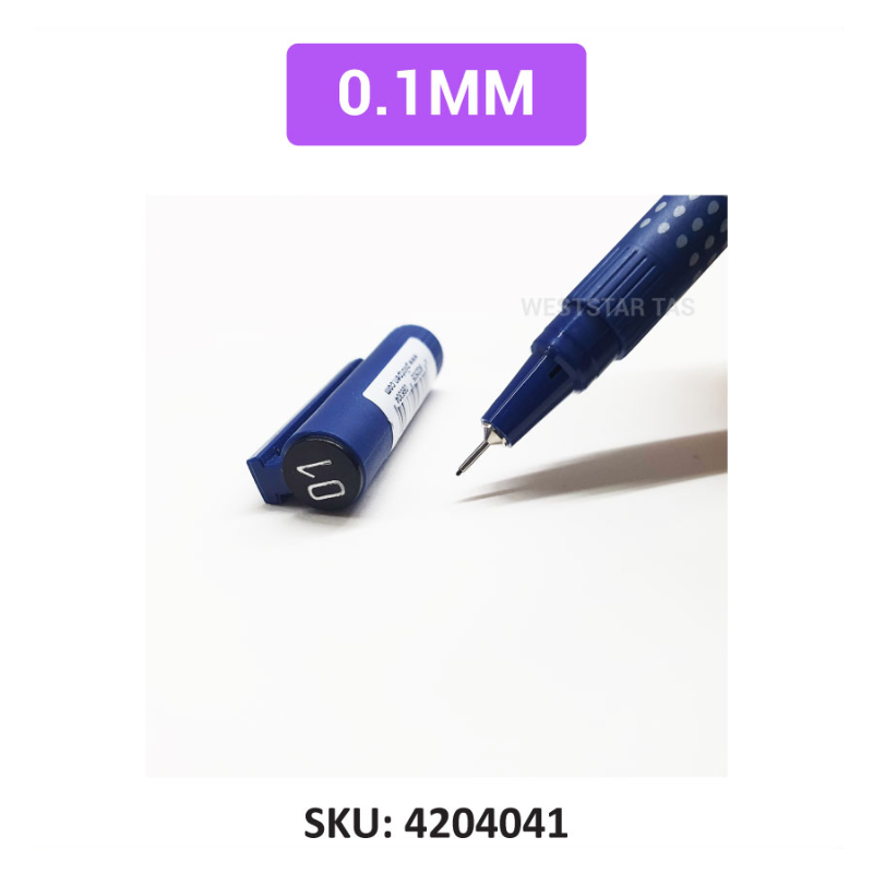 Pilot Drawing Pen, Water-Resistant Drawing Pen, Pigment Ink Pen (0.1, 0.2, 0.3, 0.5, 0.8)