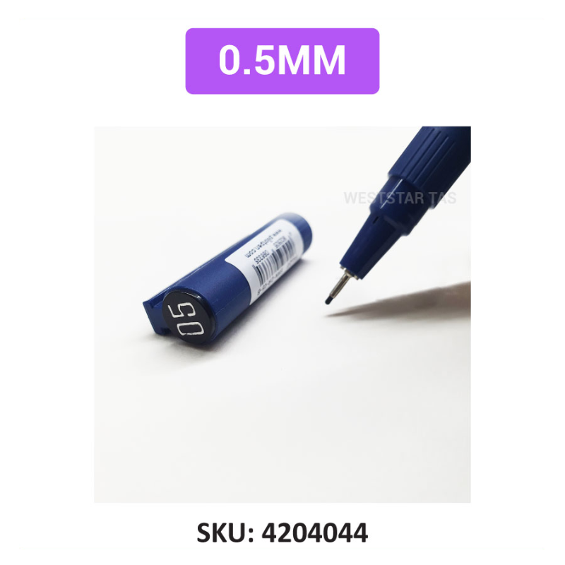 Pilot Drawing Pen, Water-Resistant Drawing Pen, Pigment Ink Pen (0.1, 0.2, 0.3, 0.5, 0.8)
