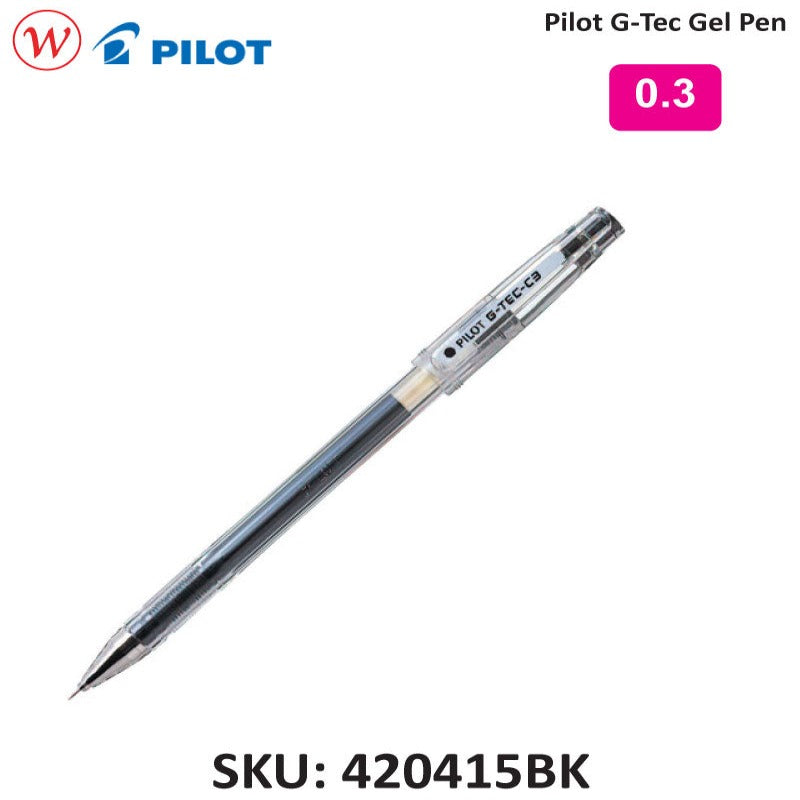 Pilot G-Tec-C Ultrafine Gel Pen - Black