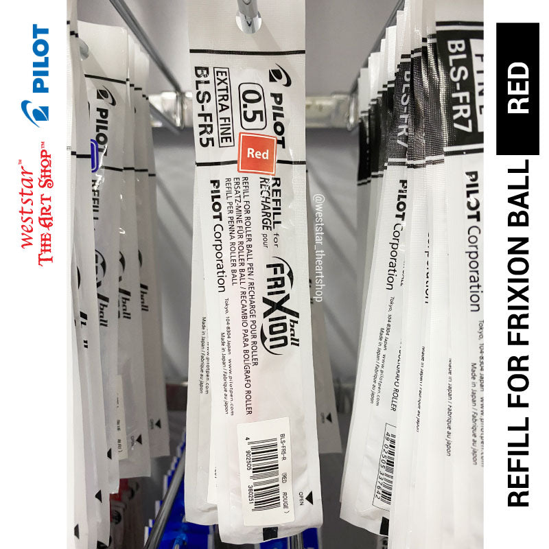 Pilot Refill for FriXion Ball Erasable Pen - 0.5 | Black , Blue , Red