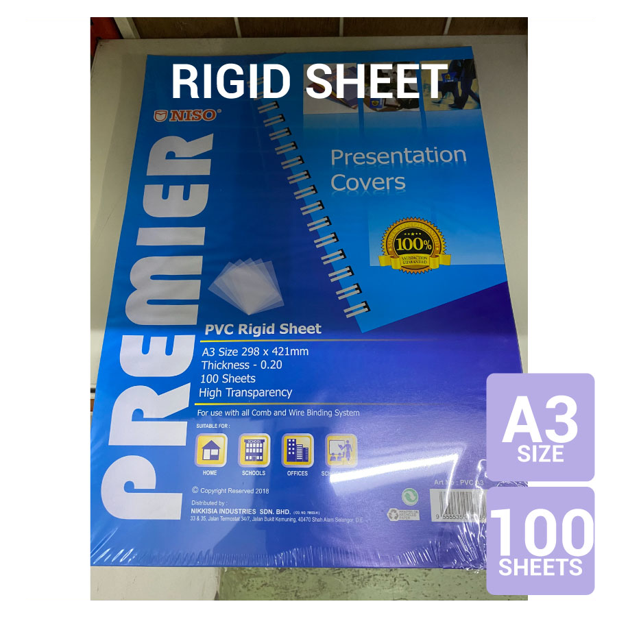 A3 Rigid Sheet (0.2mm) 100 sheet