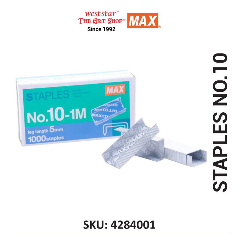 Max No.10 Staples , No.10-1M Stapler Bullet Stapler