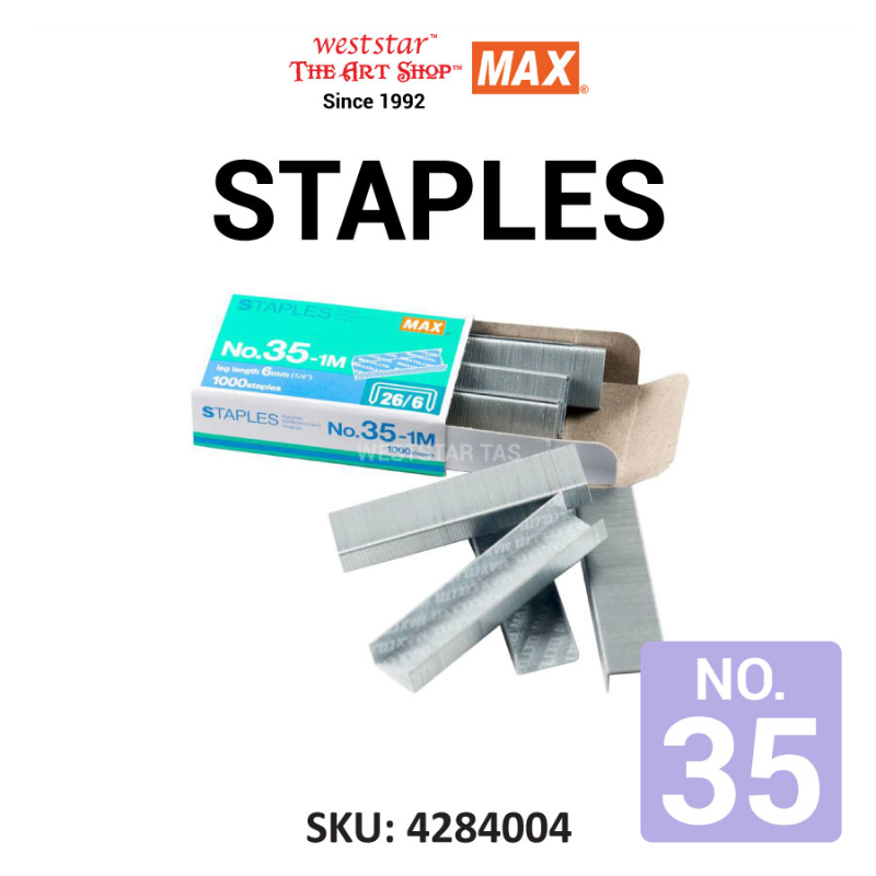 Max Staples No.35-1M , Stapler Bullet No.35