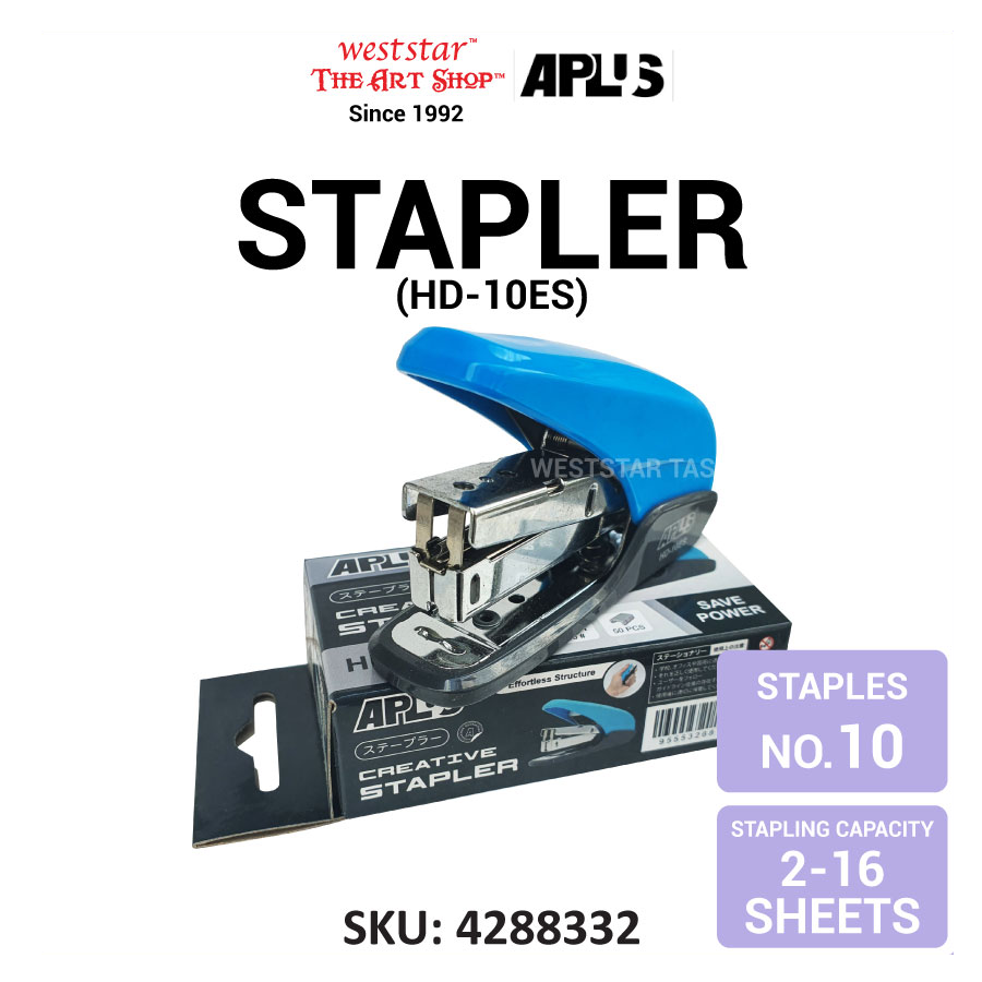 Aplus Creative Stapler (HD-10ES) | Use staples No.10 (2-16sheets)