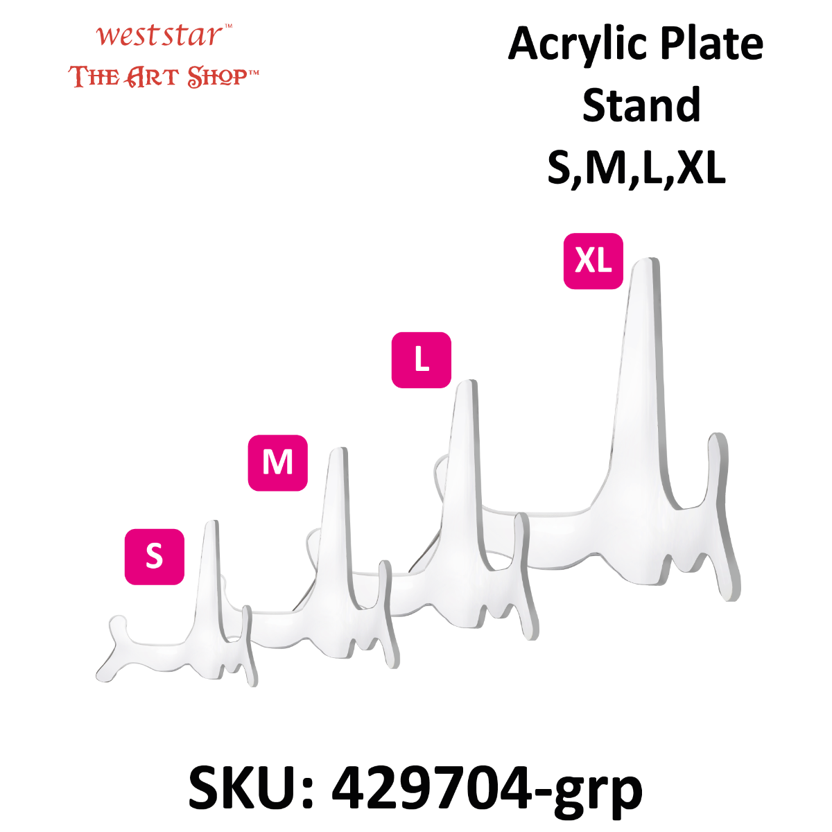 Acrylic Plate Stand 3mm | grp