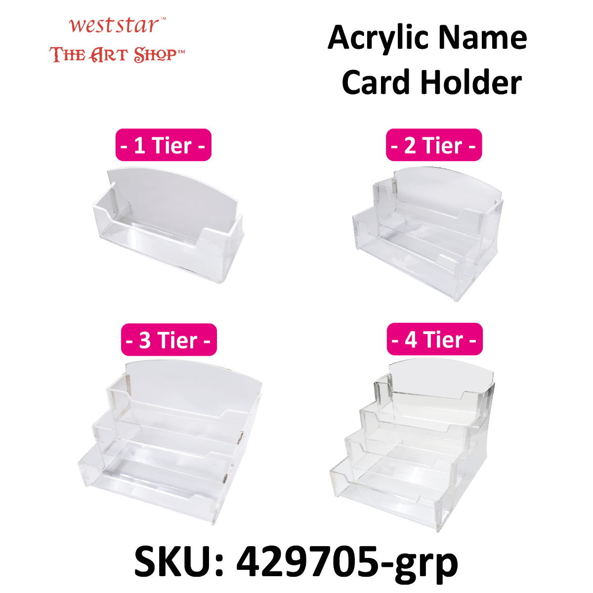 Acrylic Name Card Holder | grp