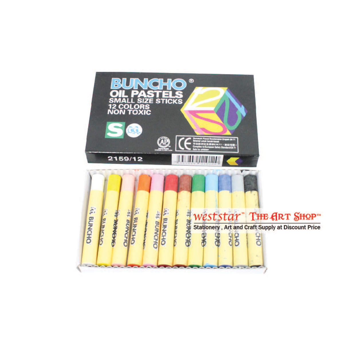 Buncho 24 Colour Oil Pastels Colors | Non-Toxic Crayon Kids Art Craft  Drawing Colouring