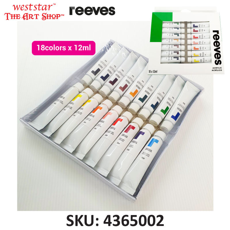 Reeves Acrylic Colour Set