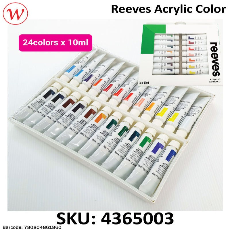 Reeves Acrylic Colour Set