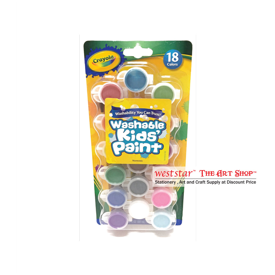 Crayola Washable Kids Paint 18colors