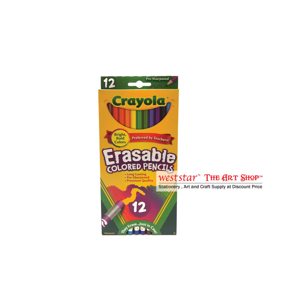 Crayola Erasble Color Pencil 12pcs